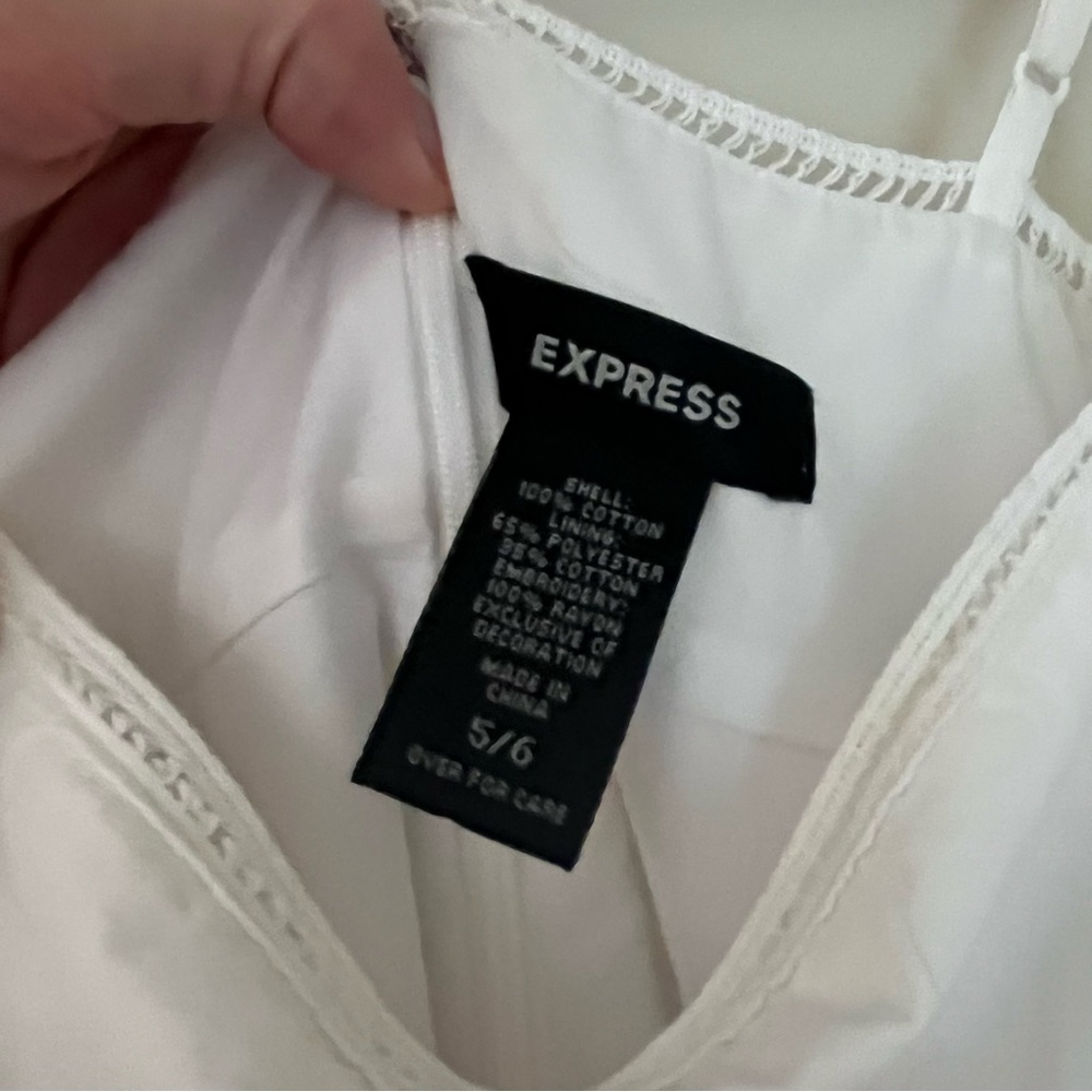 Earlier 2000’s Style White Spaghetti Strap Dress - Picture 5 of 5